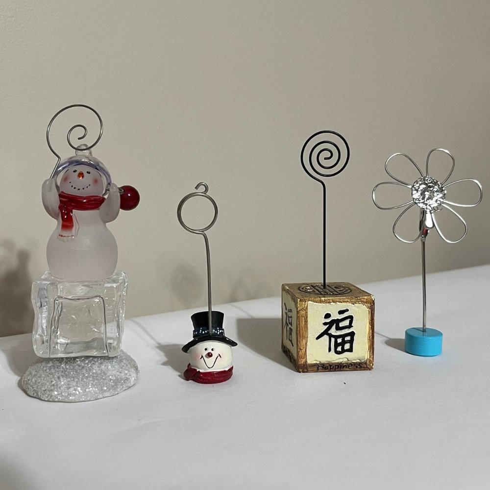 Set of 4 Photograph Holders